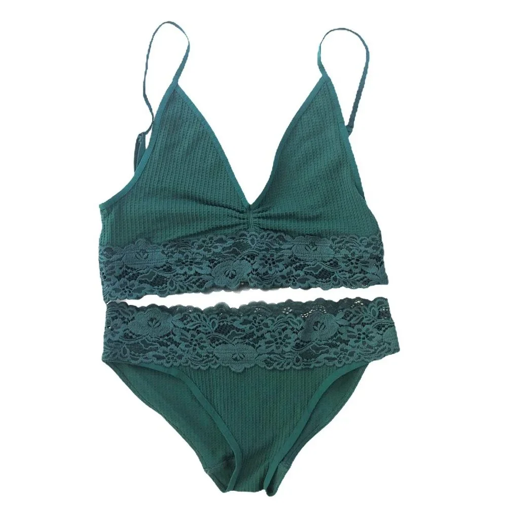 Free People Stevie Bra + Bikini Set NWOT